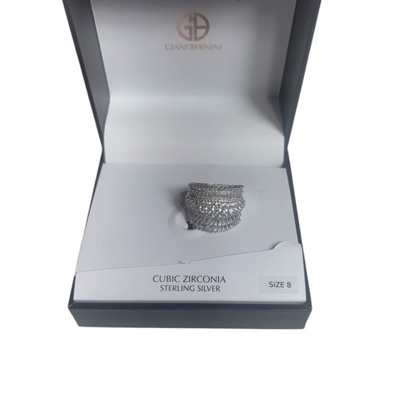 Giani Bernini Sterling Silver Ring Size 8 - Picture 5 of 5